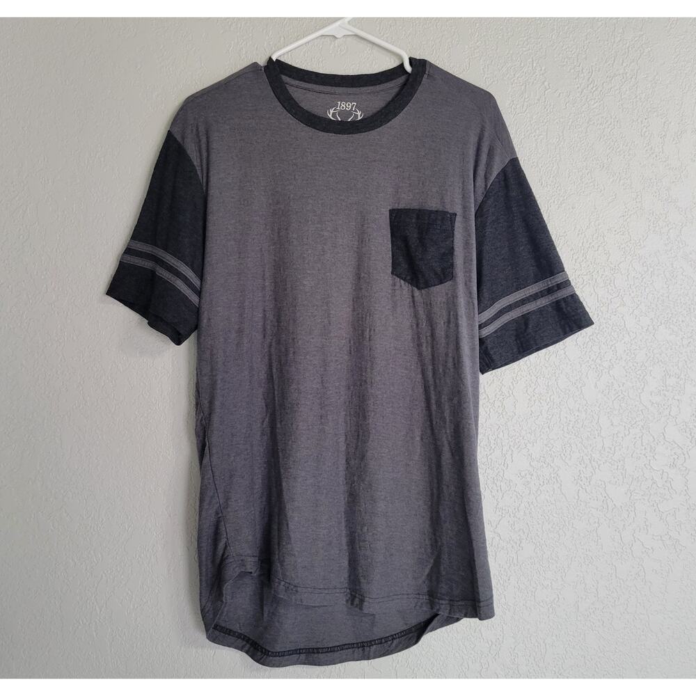 1897 Men's Large Short Sleeve Tee with Chest Pocket